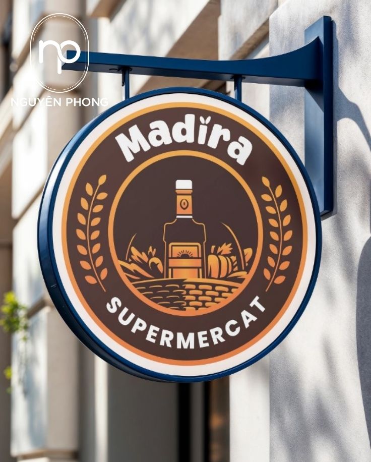 Mẫu thiết kế logo tạp hóa biểu tượng